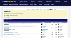 Desktop Screenshot of forum.binaryoptions.net